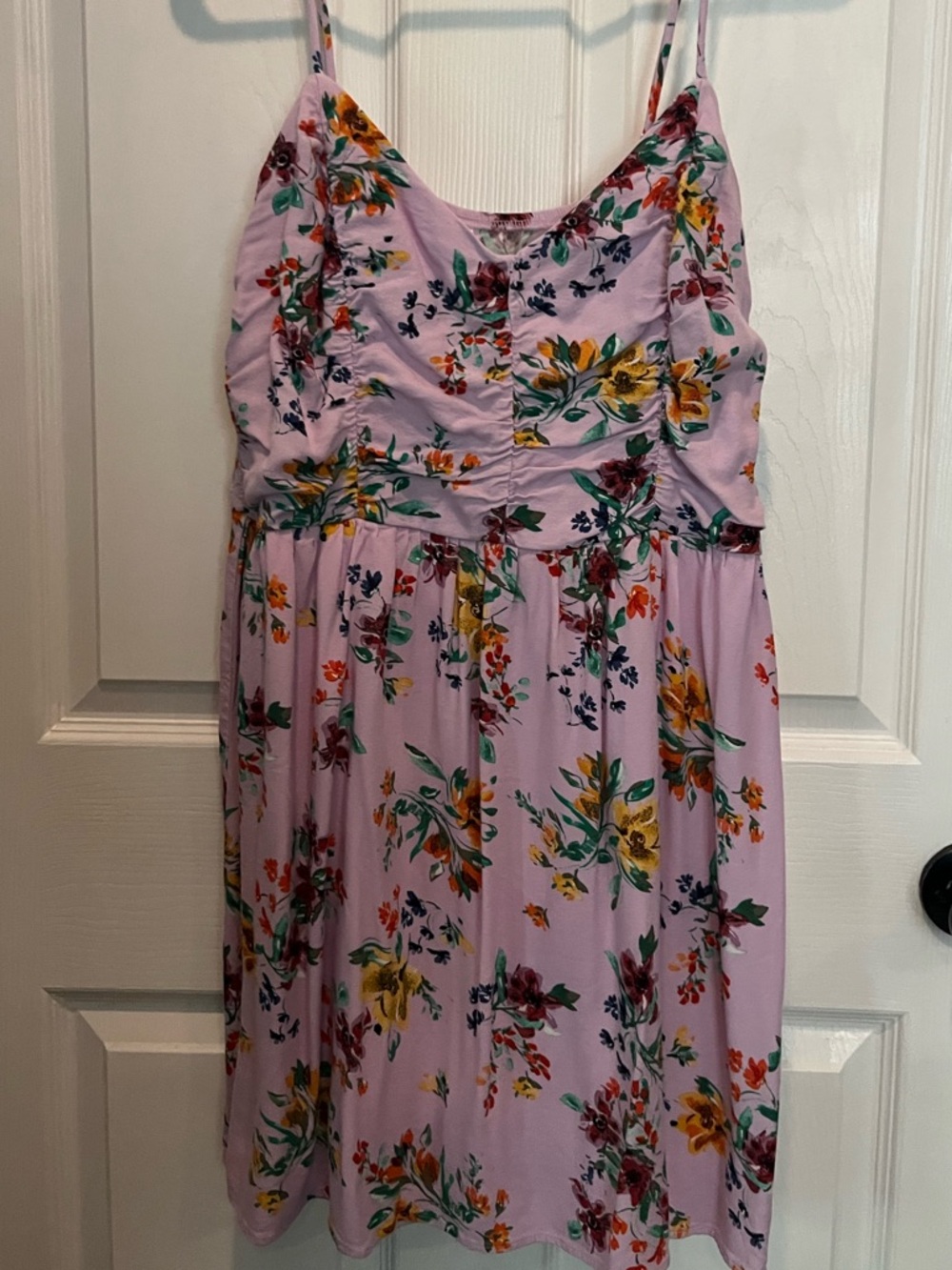 Floral Spaghetti Strap Mini Dress